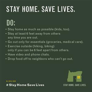 Stay Home, Save Lives, Do: 
